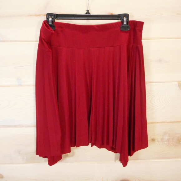 Vintage Y2K Xhilaration Women's XL Lot of 2 Skirts Red Black NWT Pull-on - Picture 4 of 13